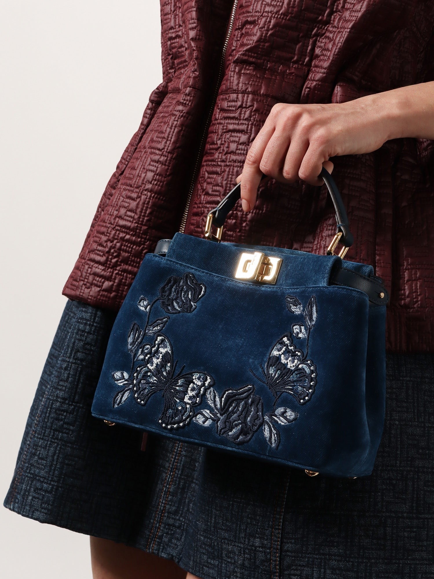 Fendi - Woman - Blue - Crossbody Bag