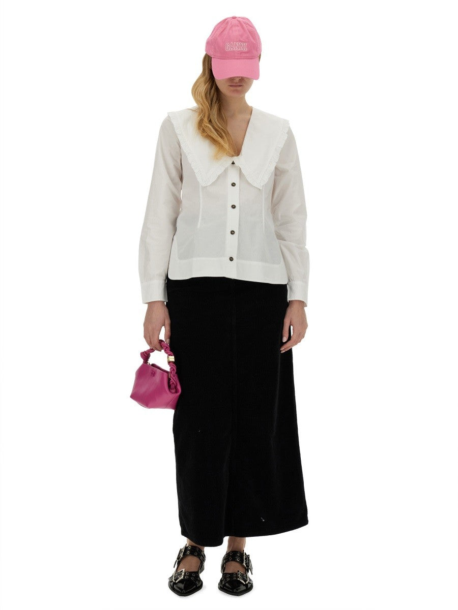 GANNI - Woman - White - Shirt