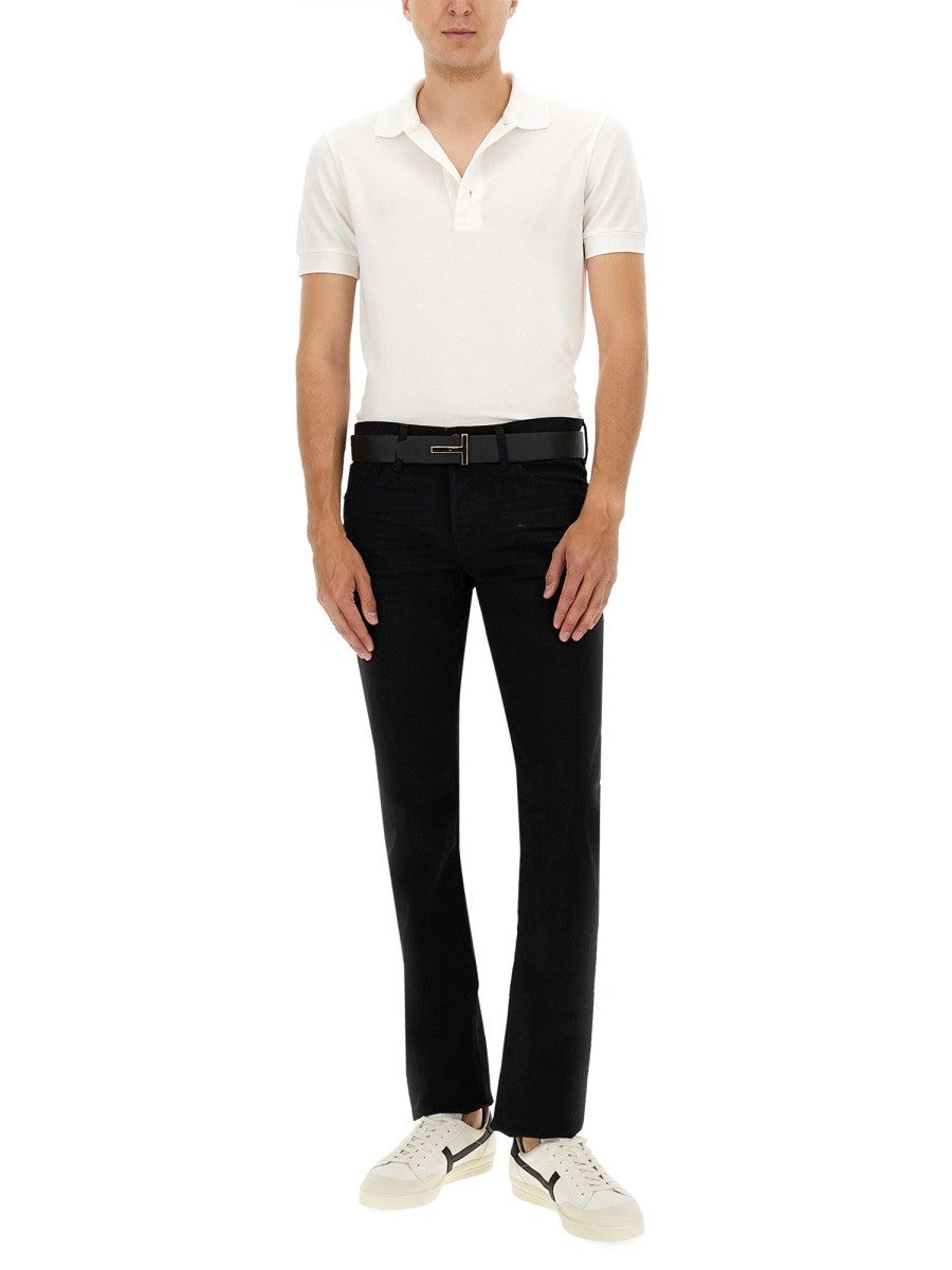 TOM FORD – Férfi – Fehér – Poló