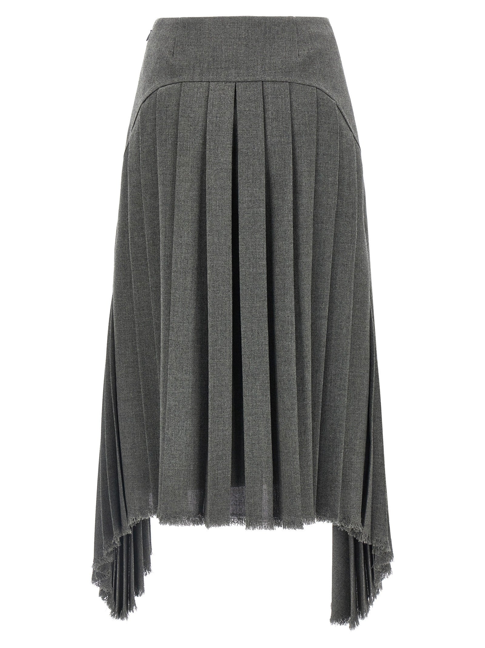 JIL SANDER - szürke szoknyában