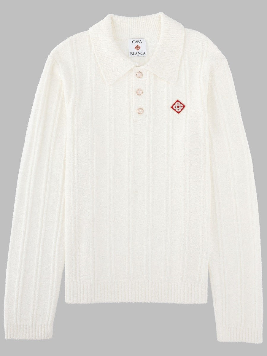 CASABLANCA - Man - White - Polo Shirt