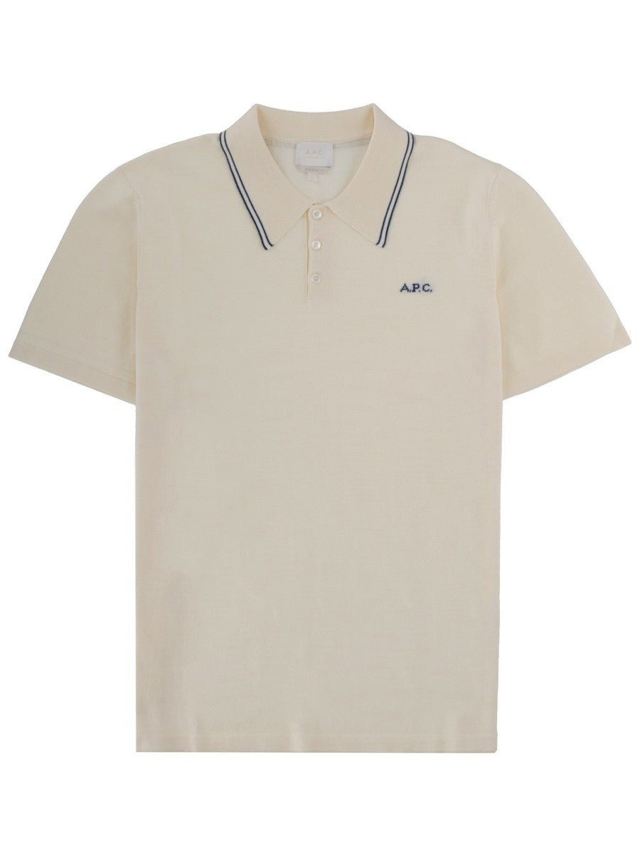A.P.C. - Man - Beige - Polo Shirt