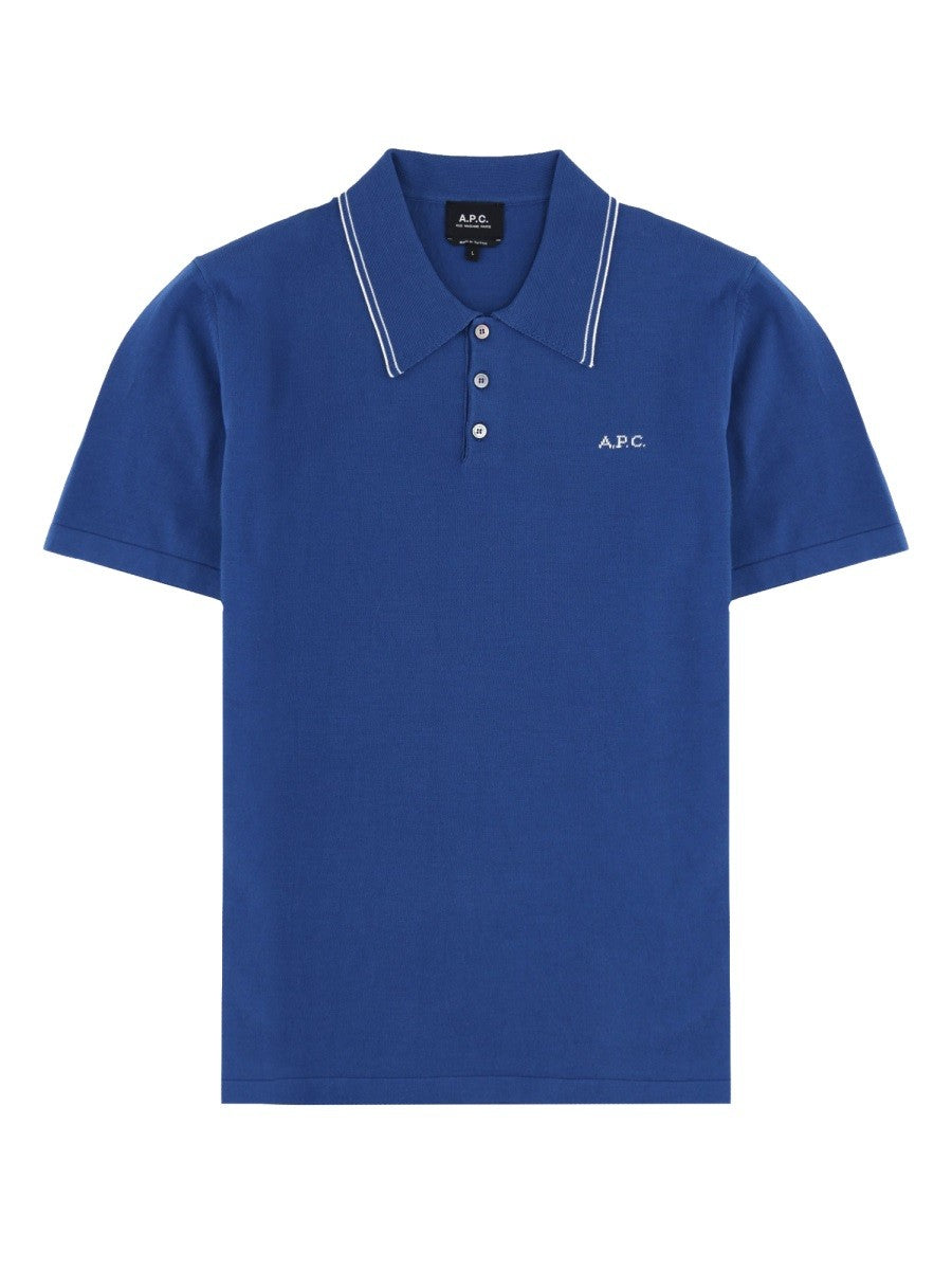 A.P.C. - Man - Blue - Polo Shirt