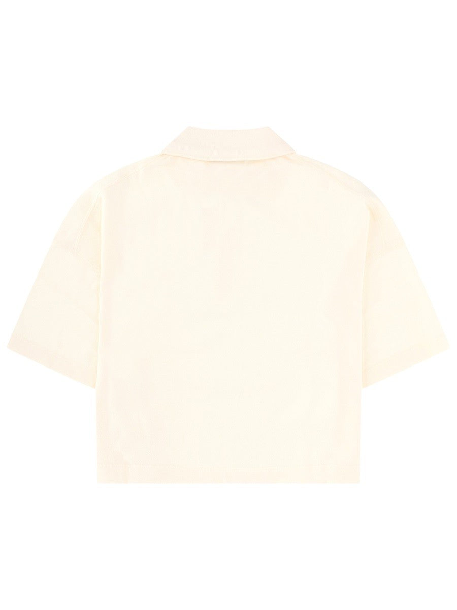 Maison Kitsune - Woman - Beige - Polo Shirt