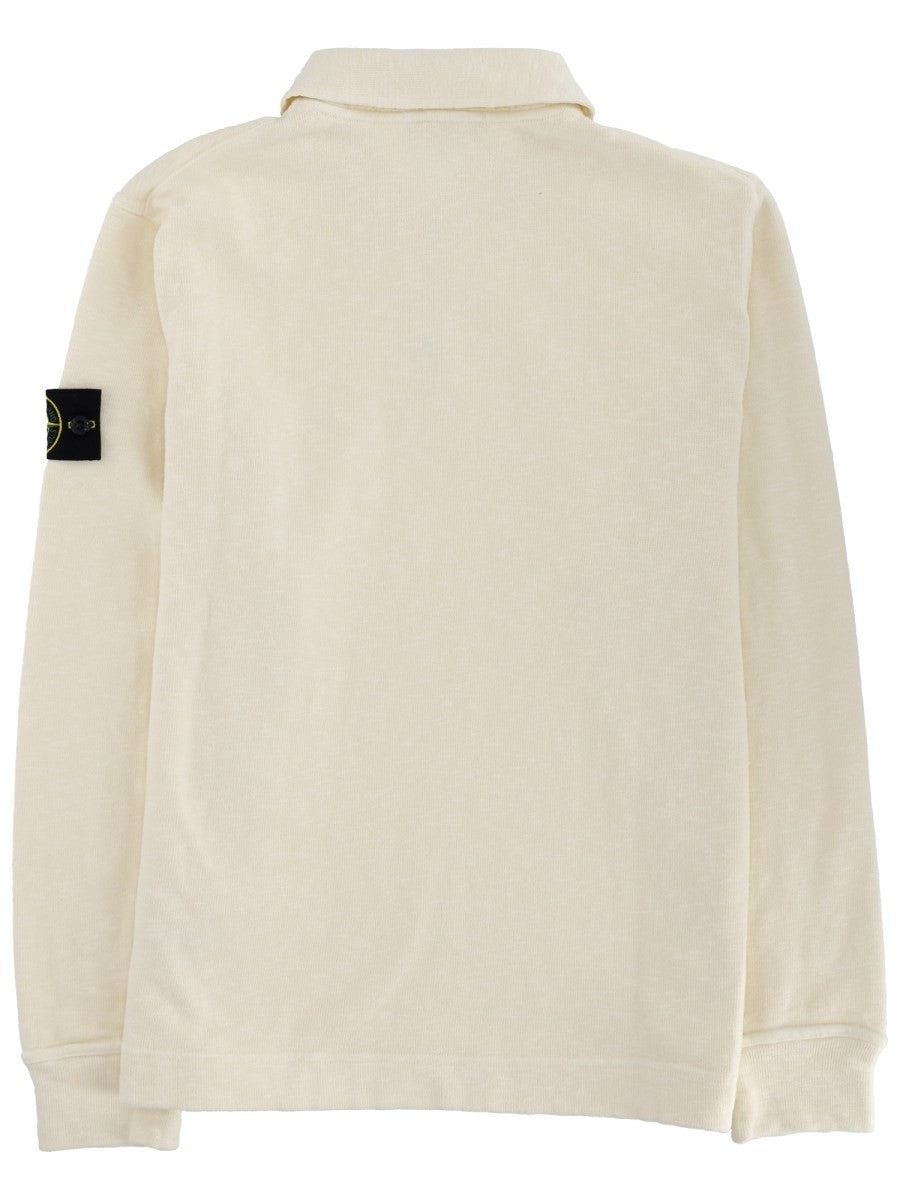 Stone Island - Man - White - Polo Shirts