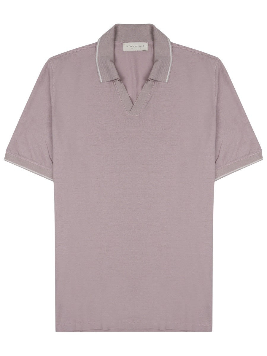 LUIGI GENTILE - Man - Black - Polo Shirt
