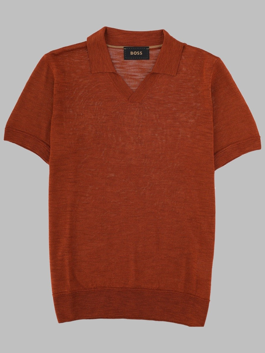 BOSS CAMEL - Man - Brown - Polo Shirt