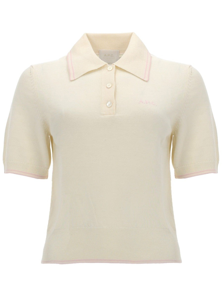 A.P.C. - Woman - Beige - Polo Shirt