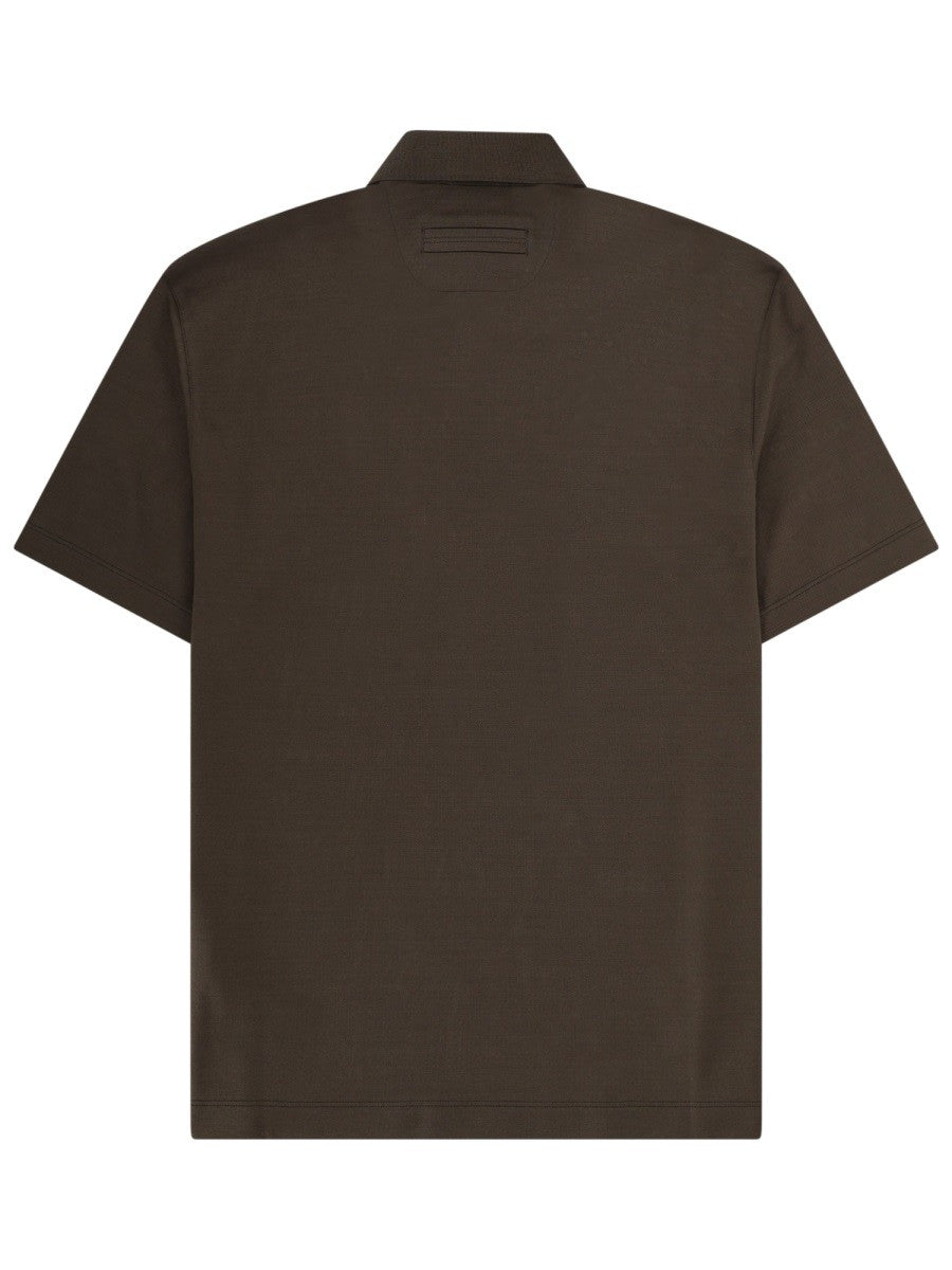 Zegna - Férfi - Barna - Galléros póló