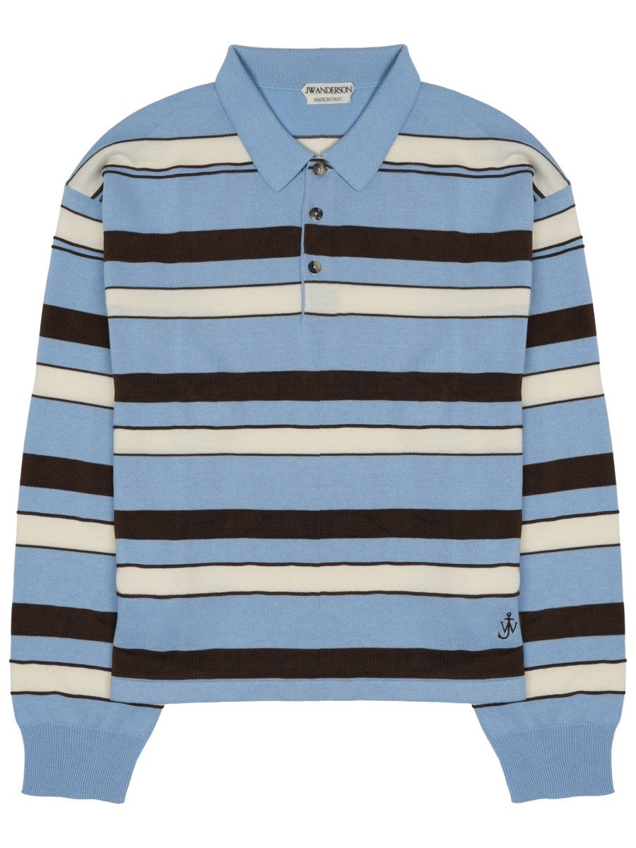 jw anderson - Férfi - Kék - Galléros póló