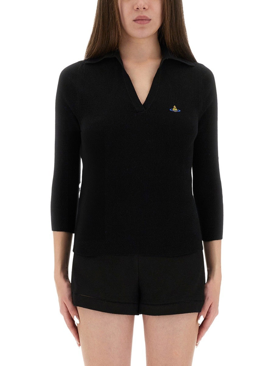 Vivienne Westwood - Woman - Black - POLO SHIRTS