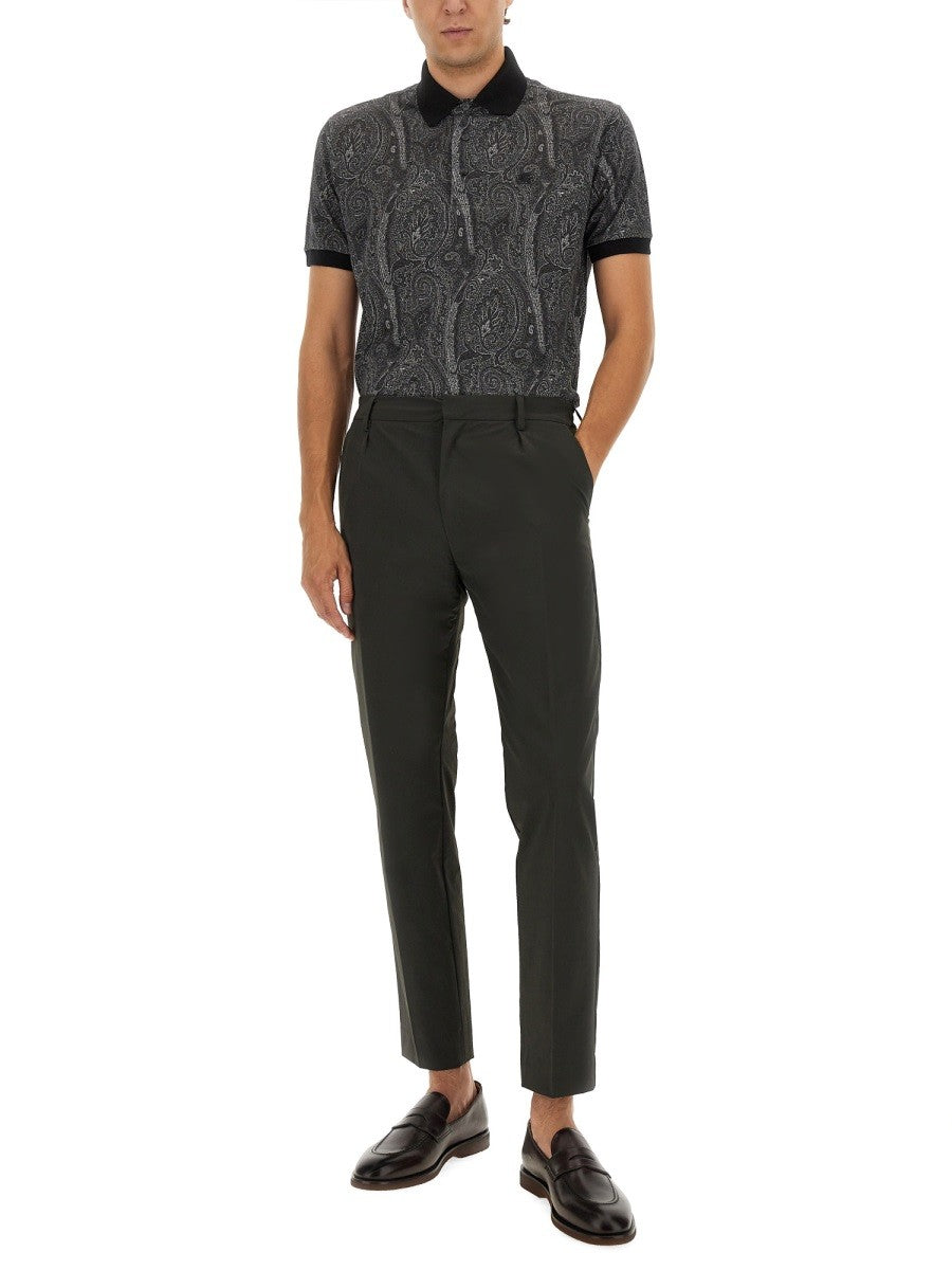 Etro - Man - Black - Polo Shirts