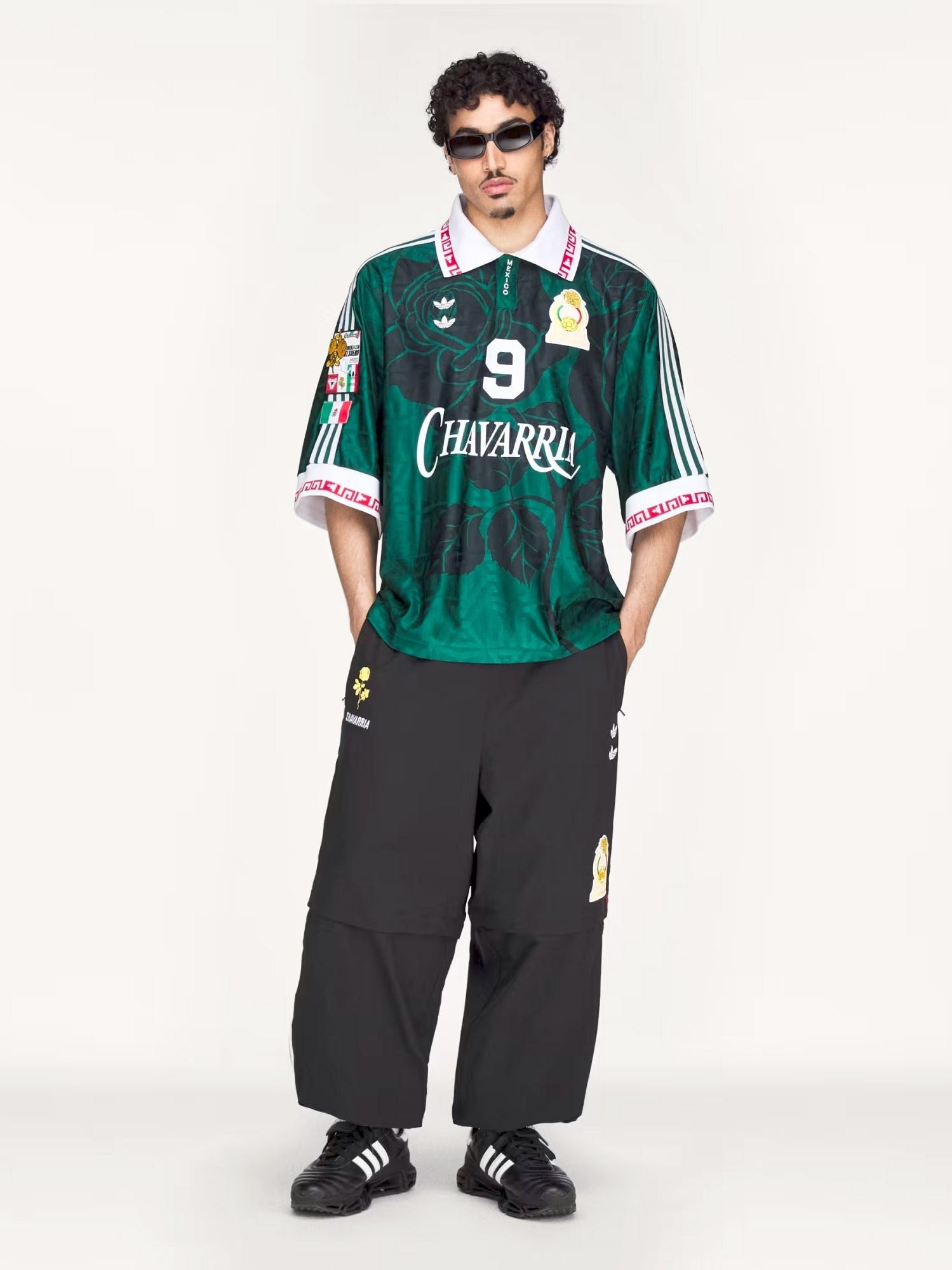 ADIDAS X WILLY CHAVARRIA - Man - Green - Polo Shirt