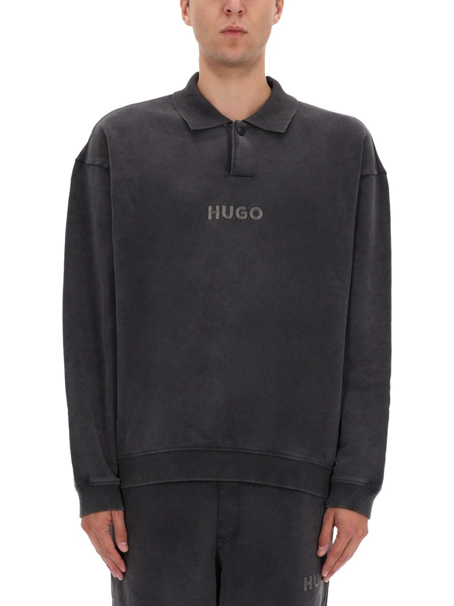 Hugo - Man - Grey - Sweatshirt