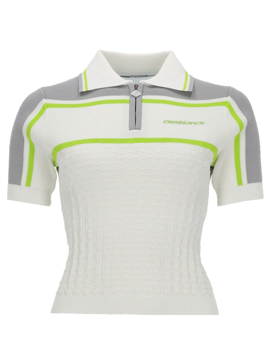CASABLANCA - Woman - White - Polo Shirt