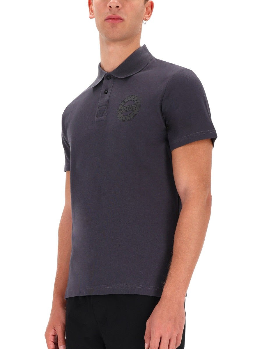 Versace Jeans Couture - Man - Grey - Polo Shirts