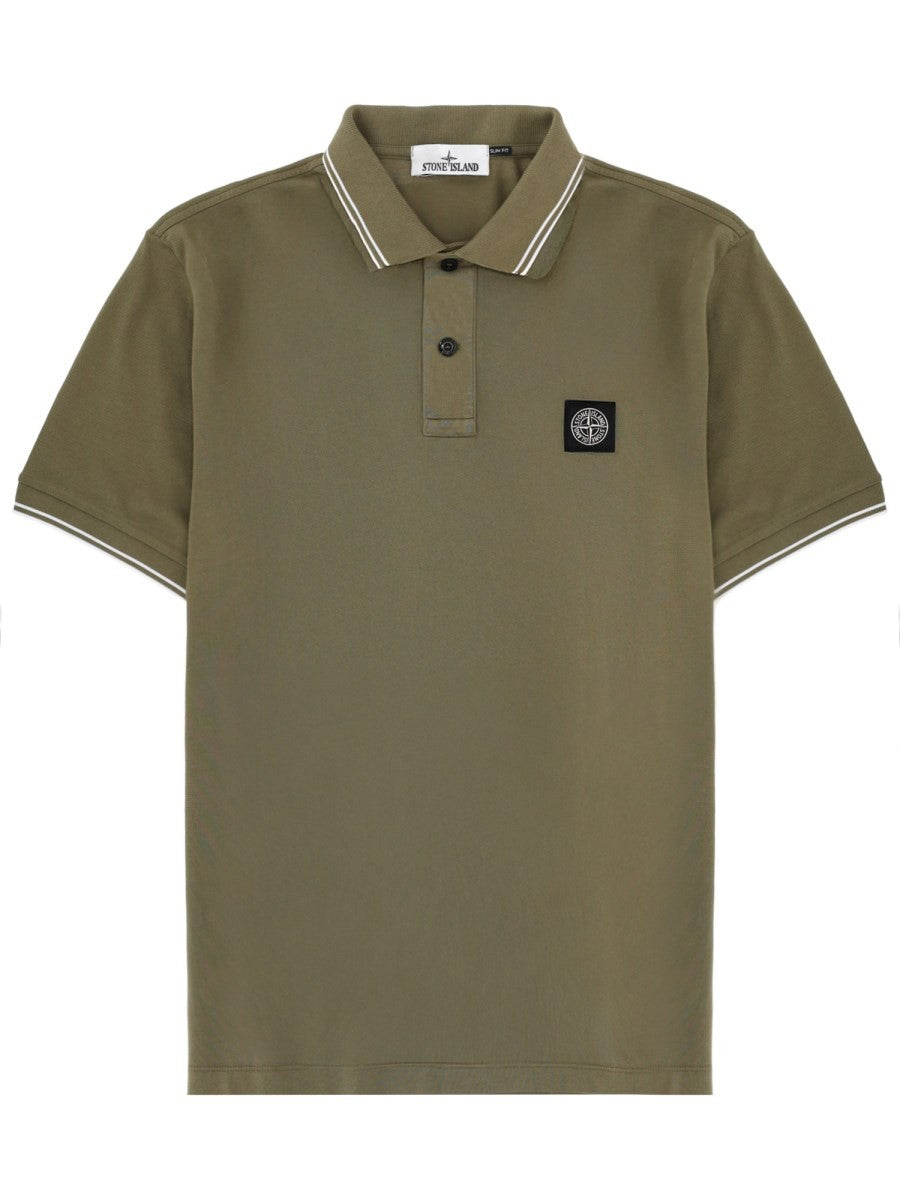 Stone Island - Man - Green - Polo Shirt