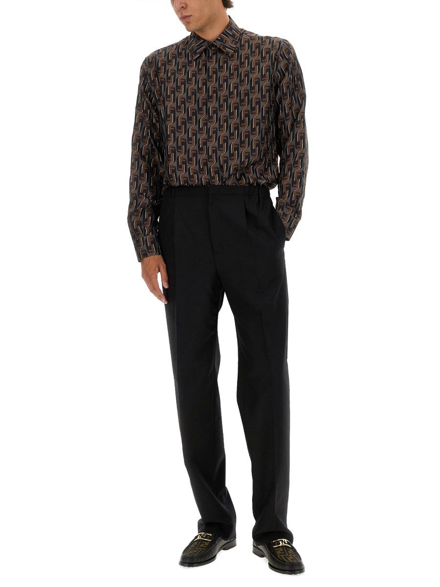 Fendi - Man - Blue - Shirt