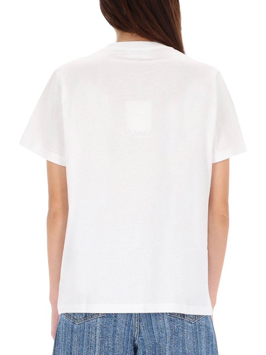 GANNI - Woman - White - T-shirt