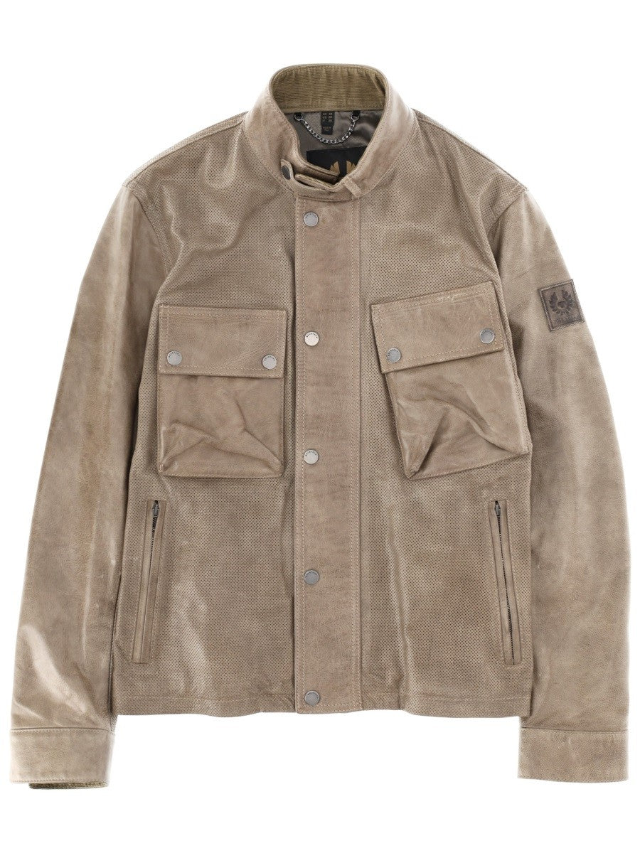 BELSTAFF - Férfi - Bézs - Bőr Dzseki