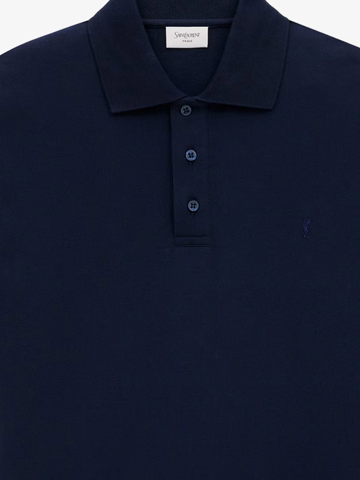 Saint Laurent - Man - Blue - Polo Shirt