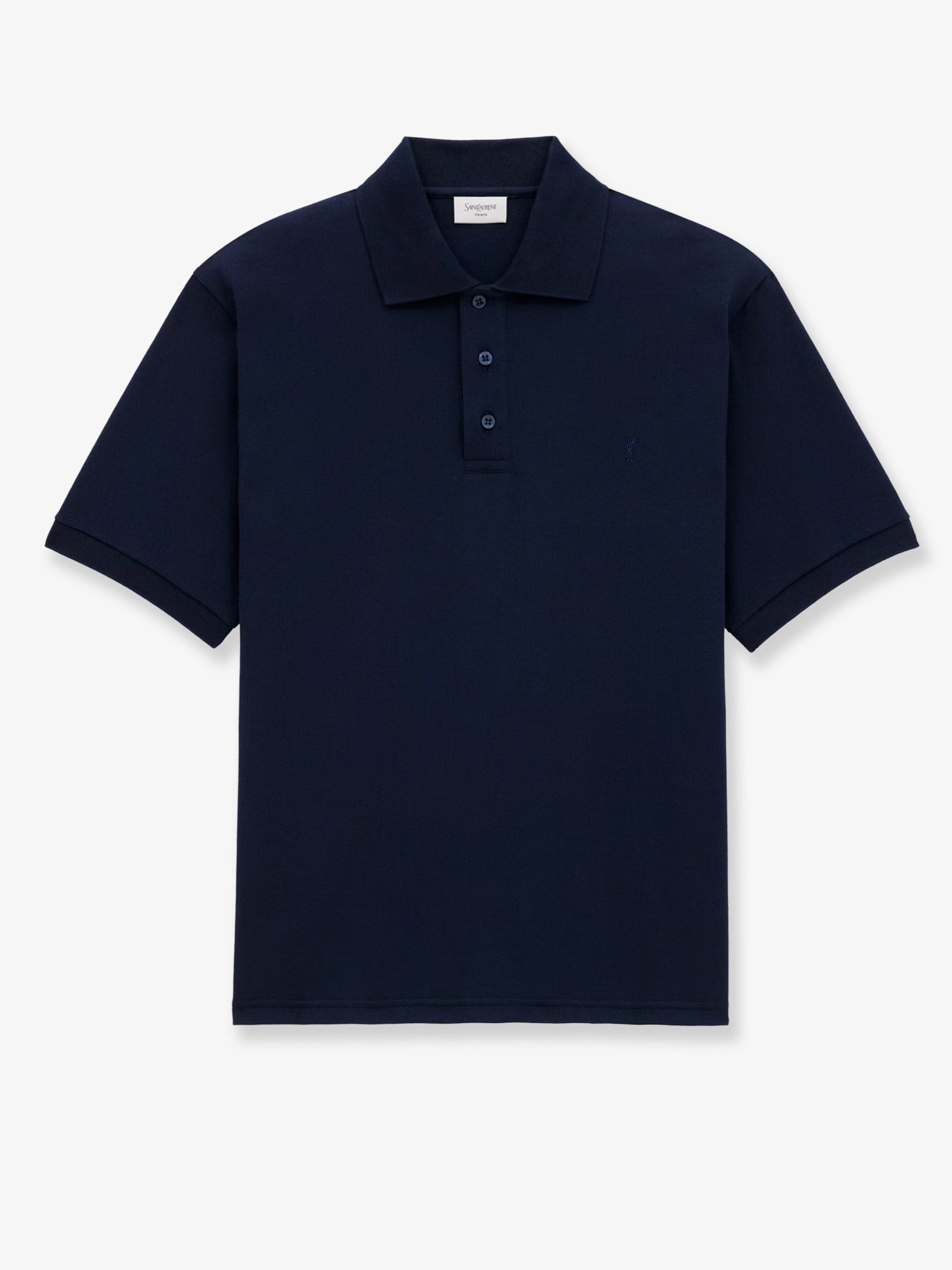 Saint Laurent - Man - Blue - Polo Shirt