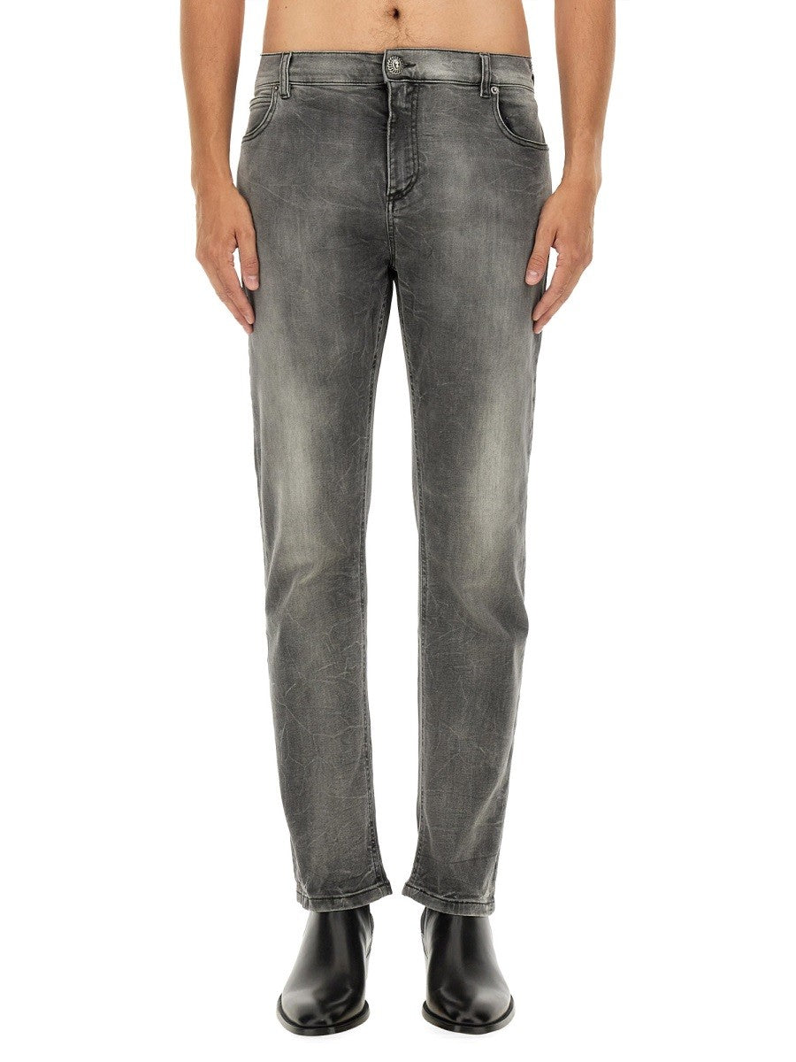 Balmain - Man - Grey - Jeans