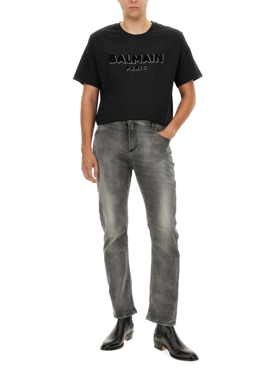 Balmain - Man - Grey - Jeans