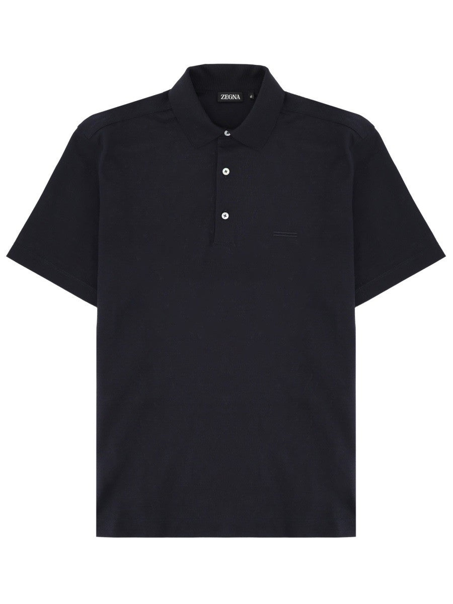 Zegna - Férfi - Fekete - Pólóing