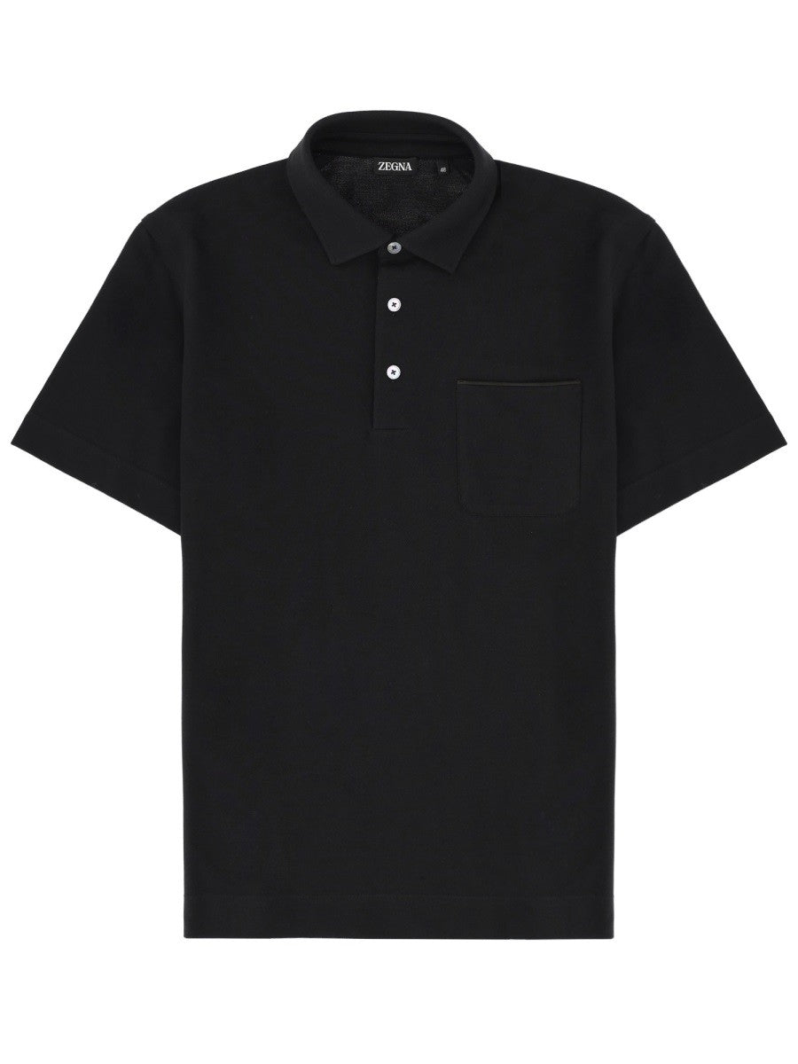 Zegna - Férfi - Fekete - Pólóing