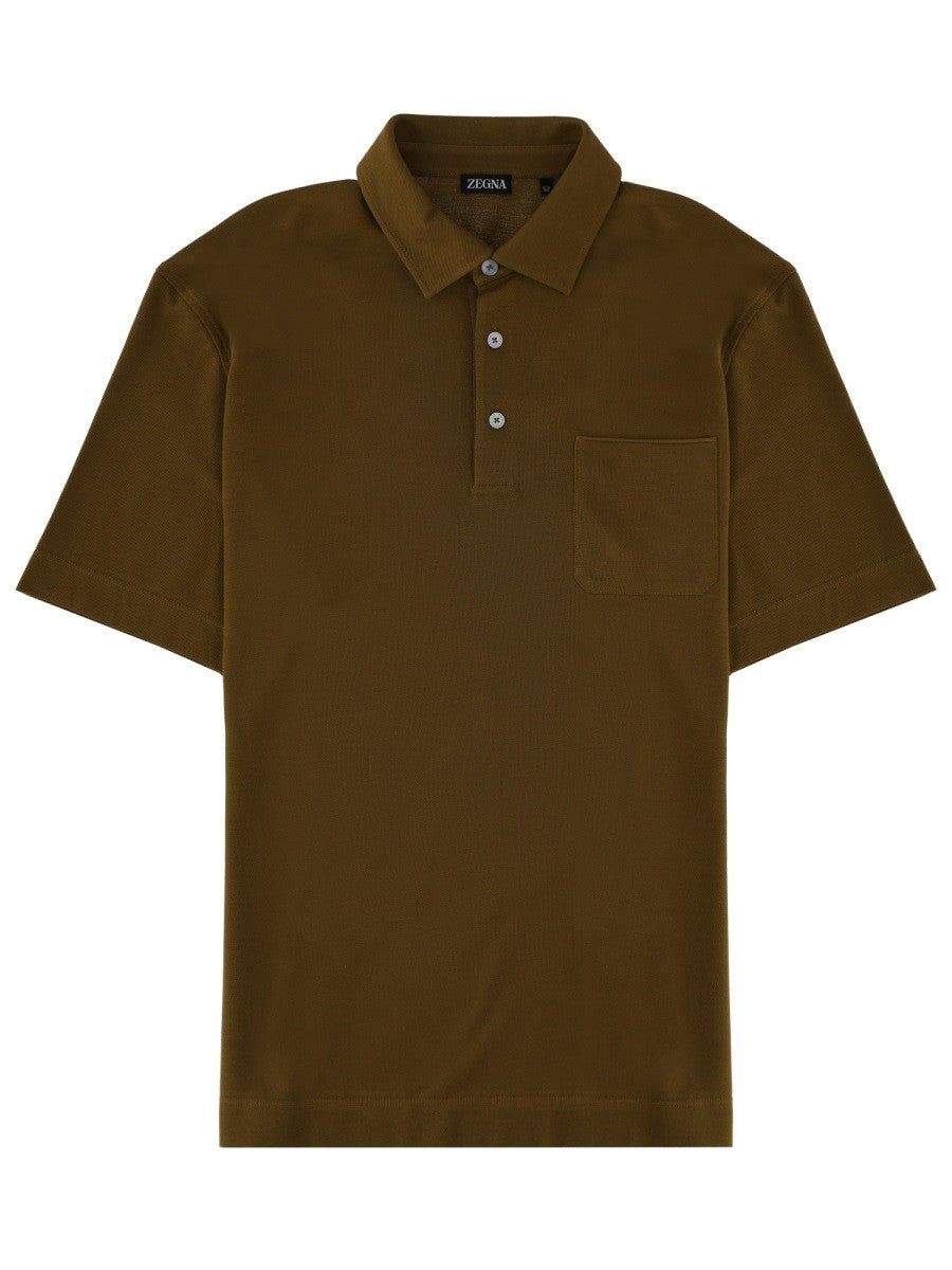 Zegna - Férfi - Zöld - Pólóing