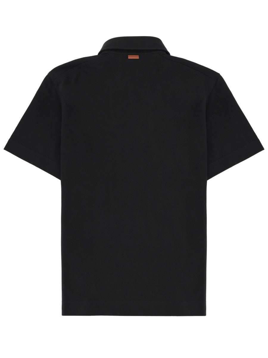 Zegna - Férfi - Fekete - Pólóing