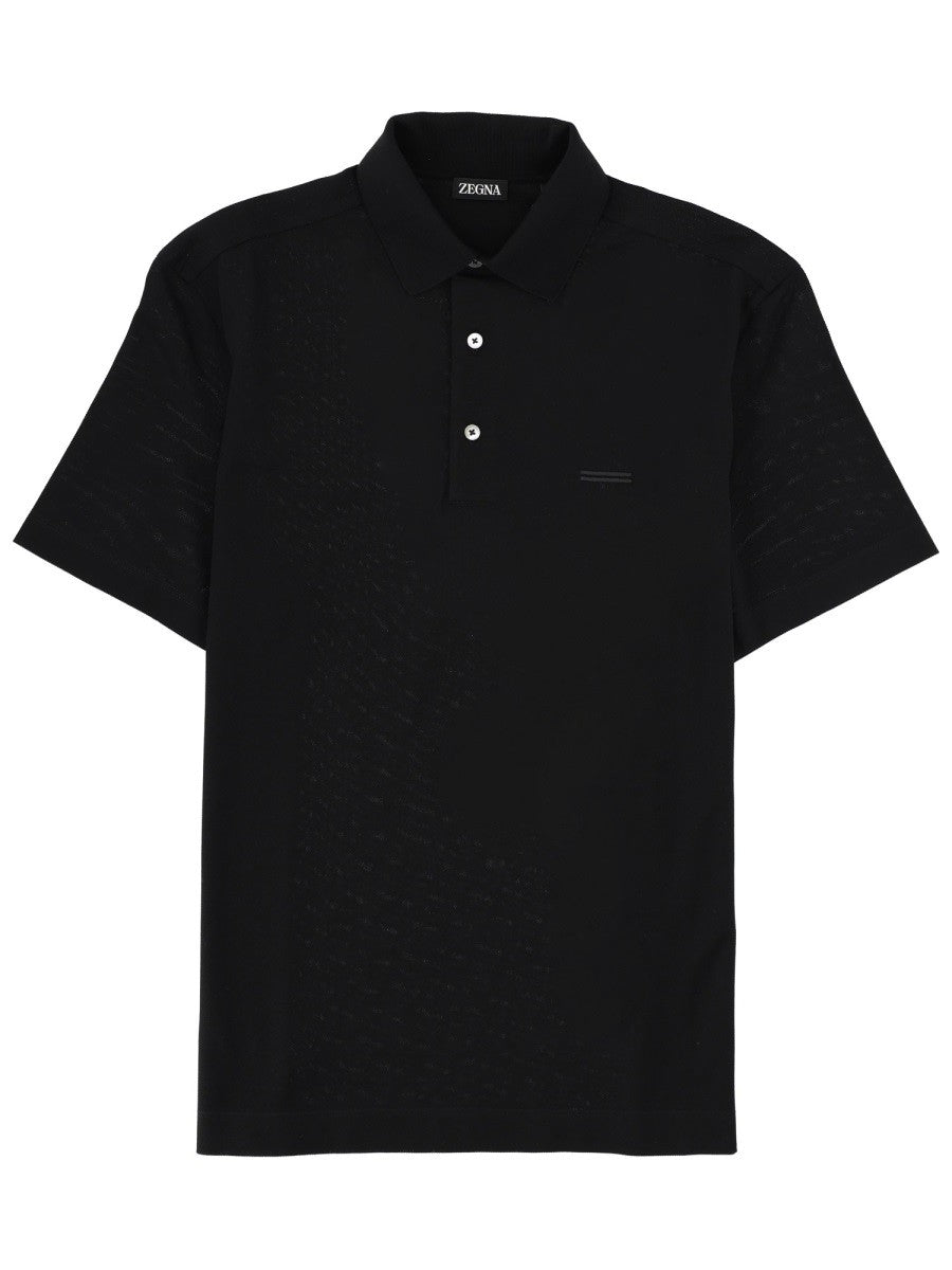 Zegna - Férfi - Fekete - Pólóing