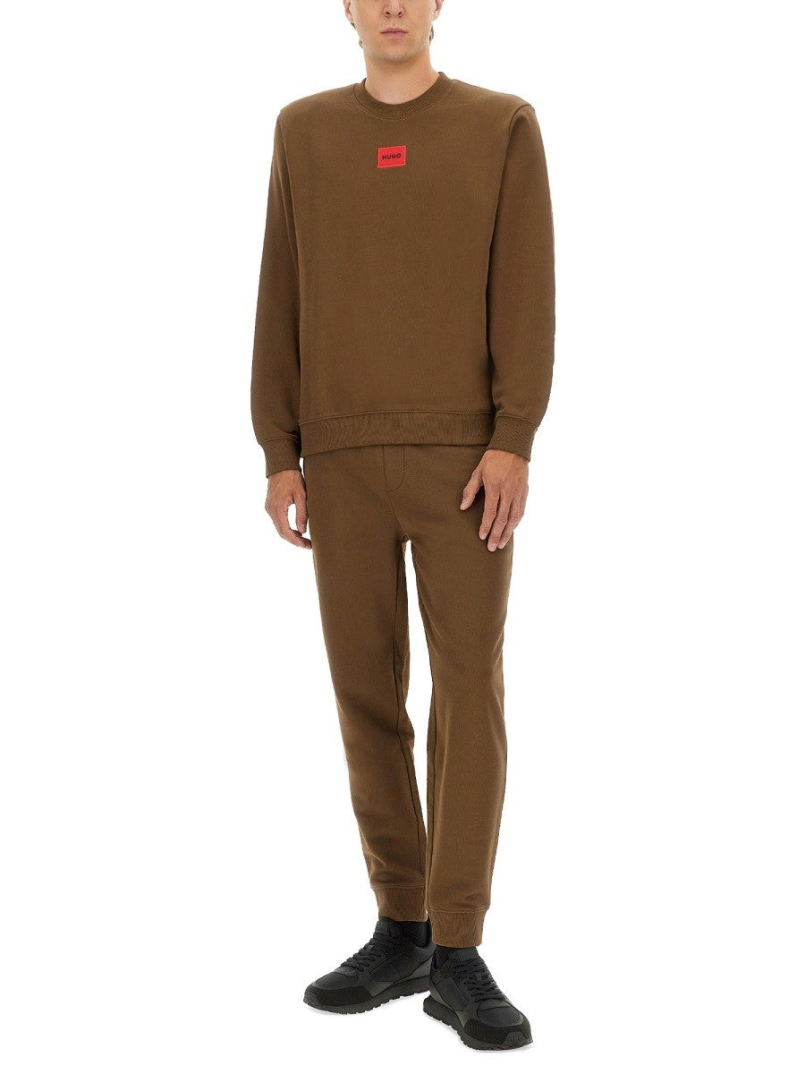 Hugo - Man - Brown - Sweatshirt