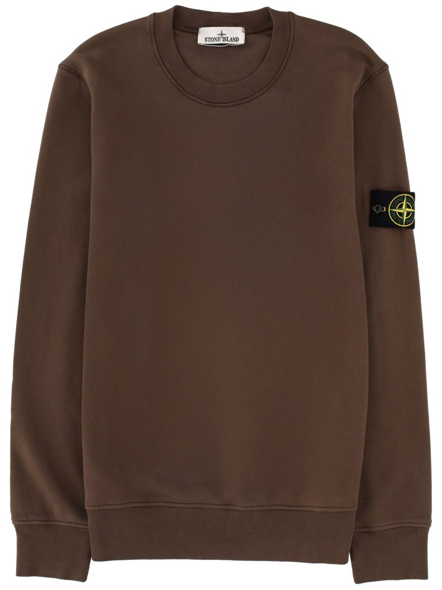 Stone Island - Man - Brown - Sweatshirt