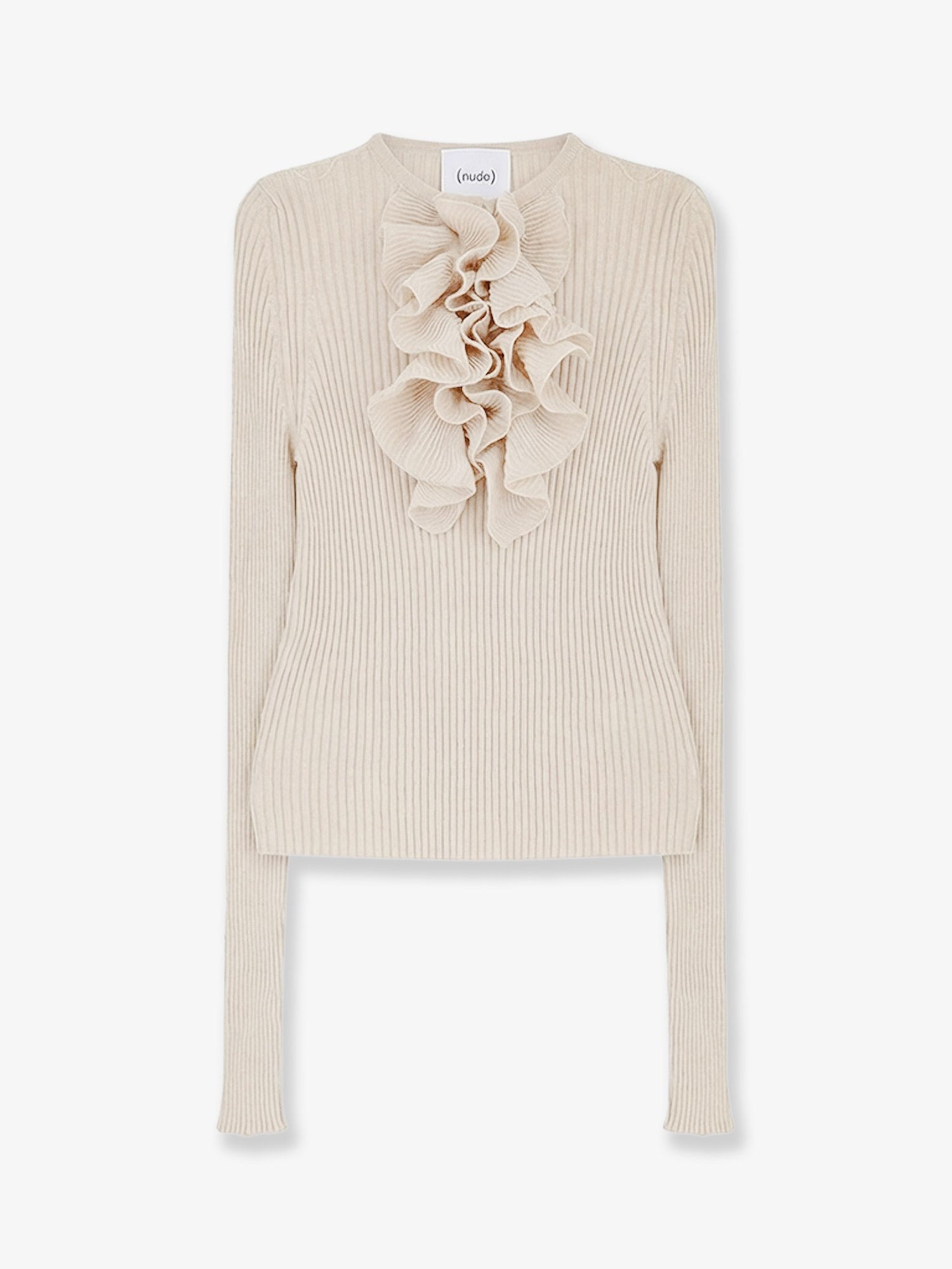 NUDE - Woman - Beige - Knit Sweater