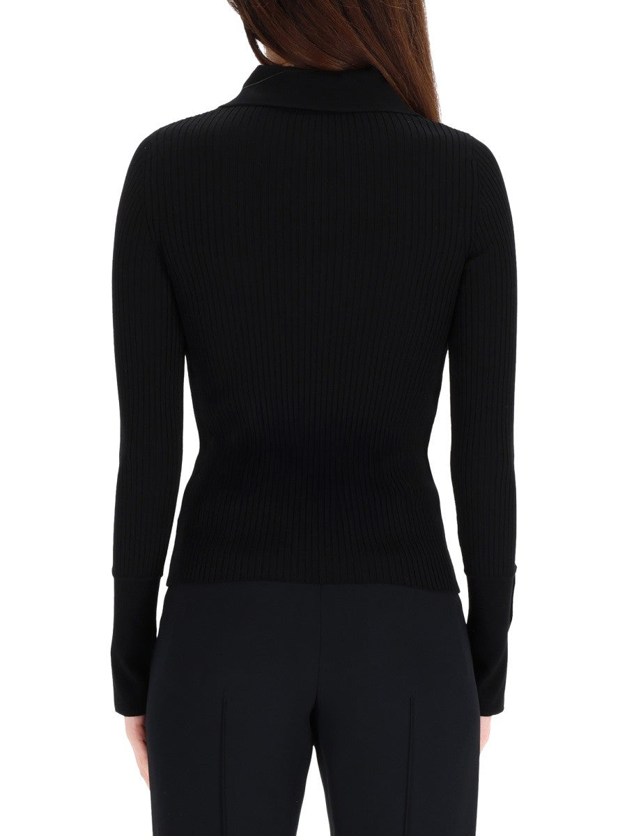 COURREGES - Woman - Black - POLO SHIRT