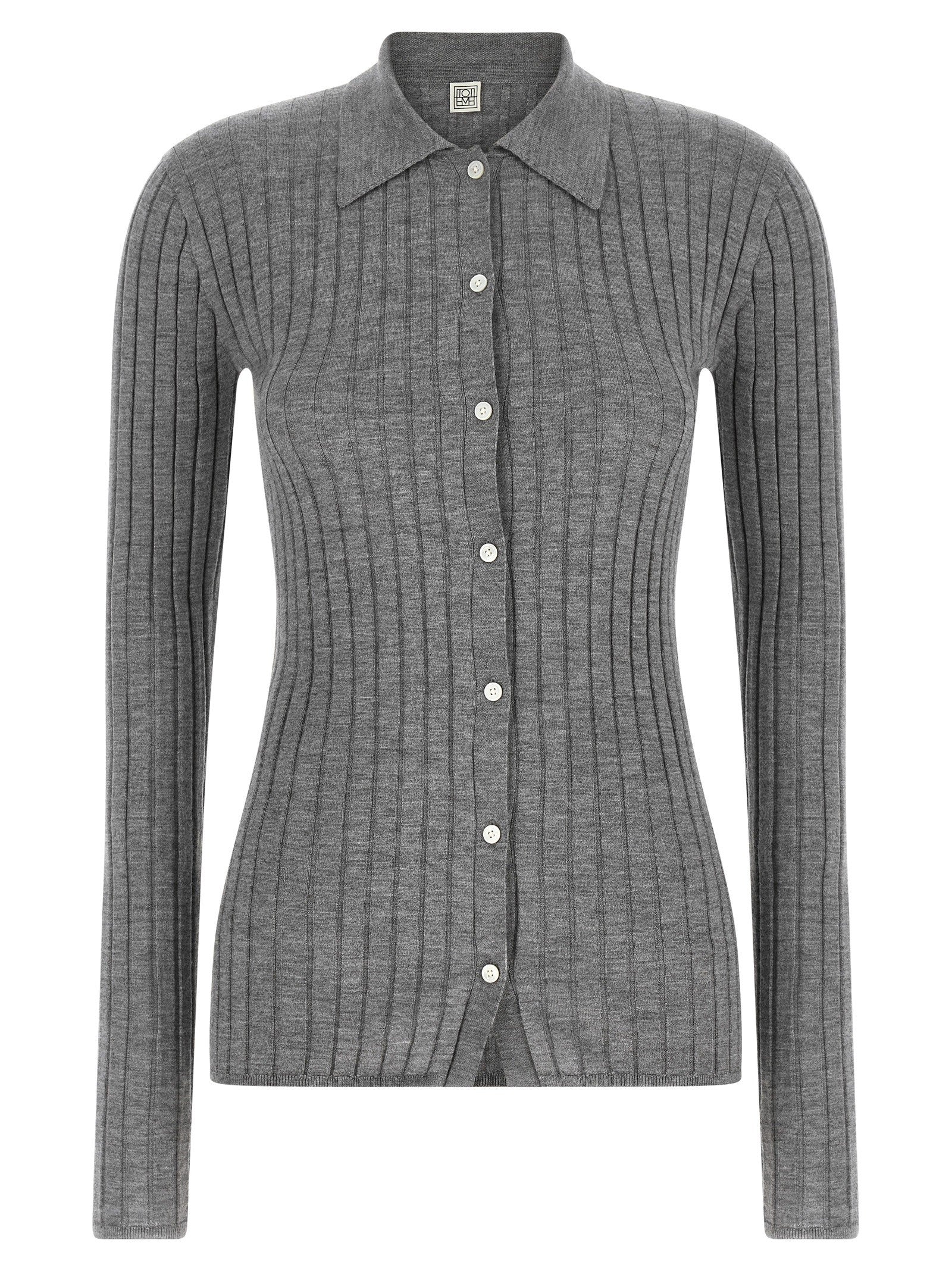 TOTEME - nan - Grey - Shirt