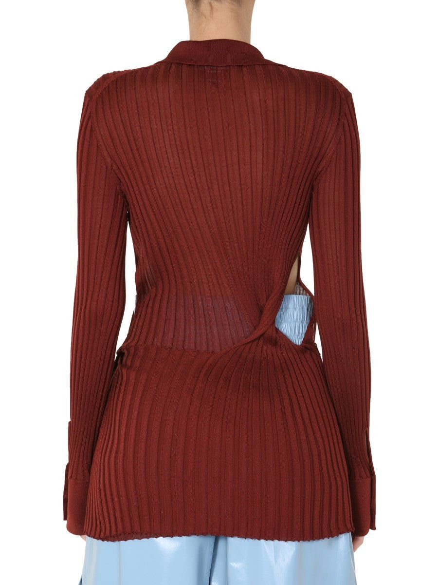 Bottega Veneta - Woman - Orange - Sweater