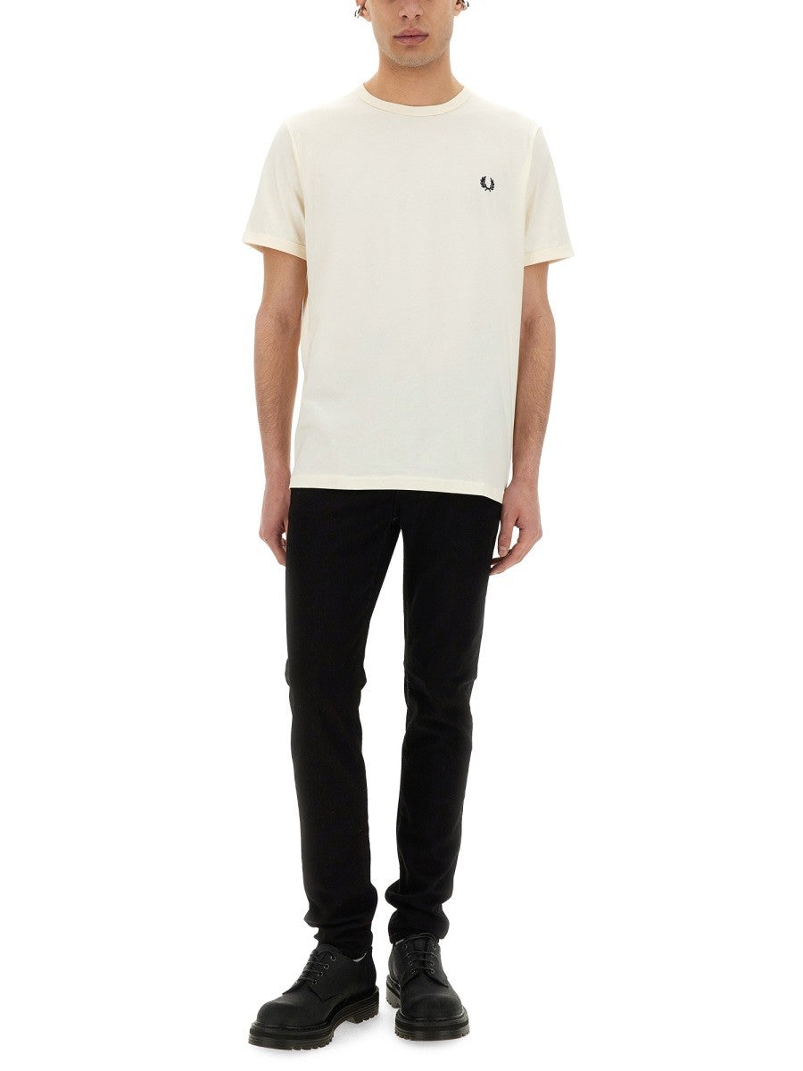 FRED PERRY - Man - White - T-shirt