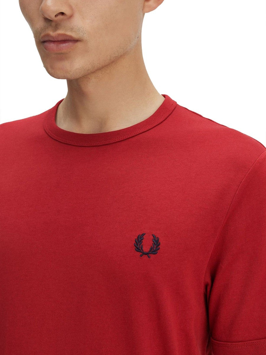 FRED PERRY - Man - Red - T-shirt