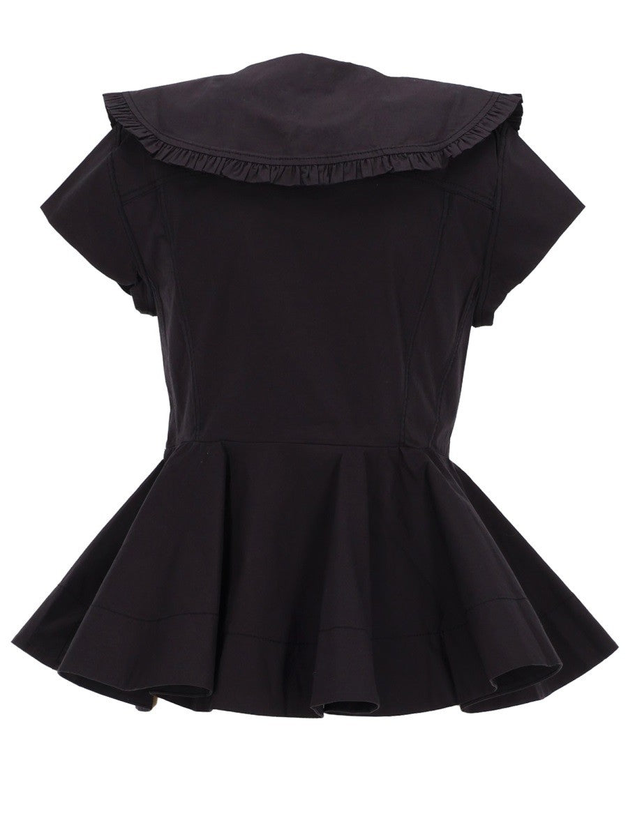 GANNI - Woman - Black - Shirt
