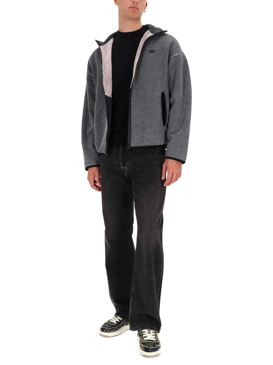 Diesel - Man - Grey - Sweatshirt