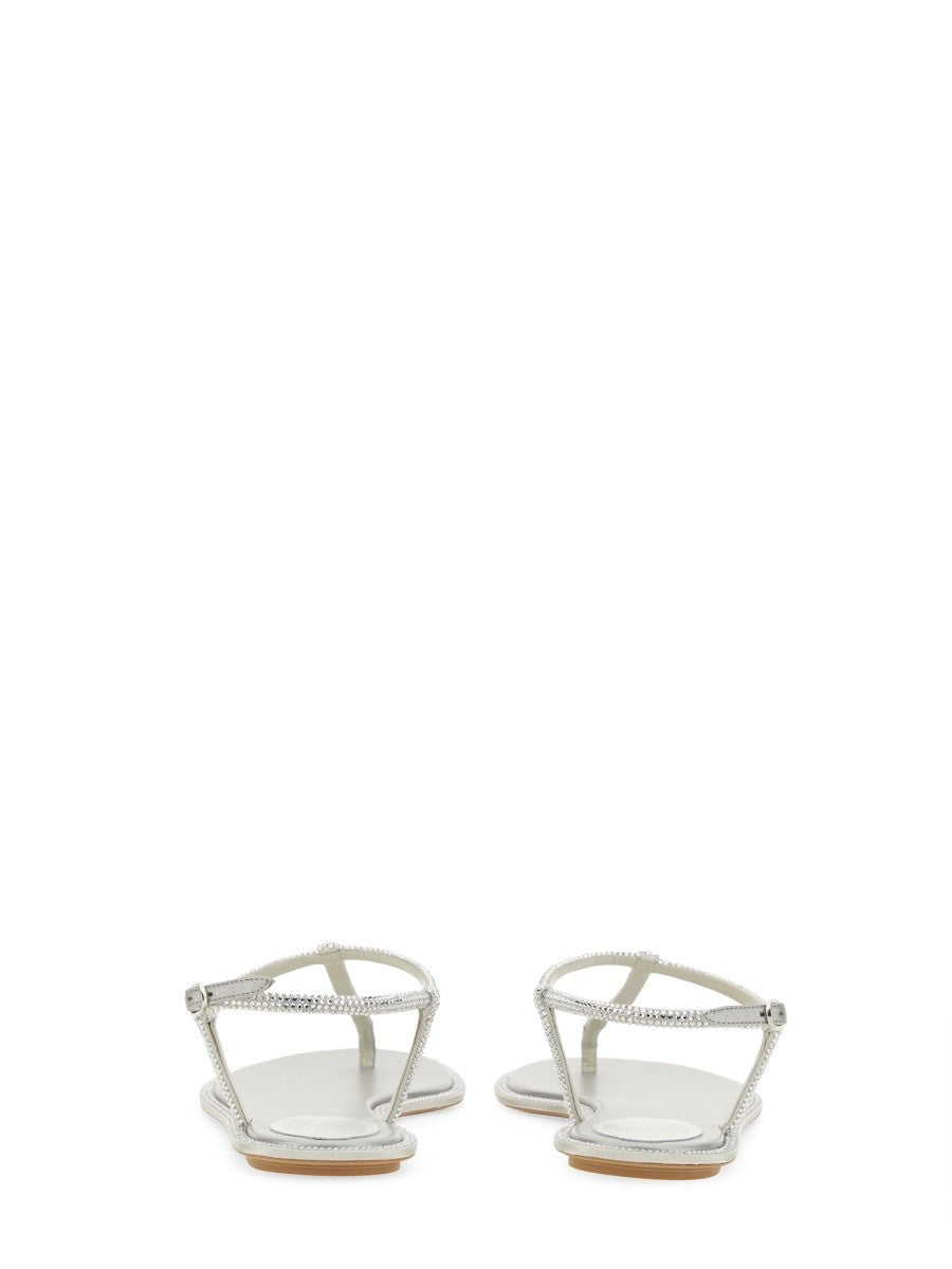RENE CAOVILLA - Woman - Silver - Flat