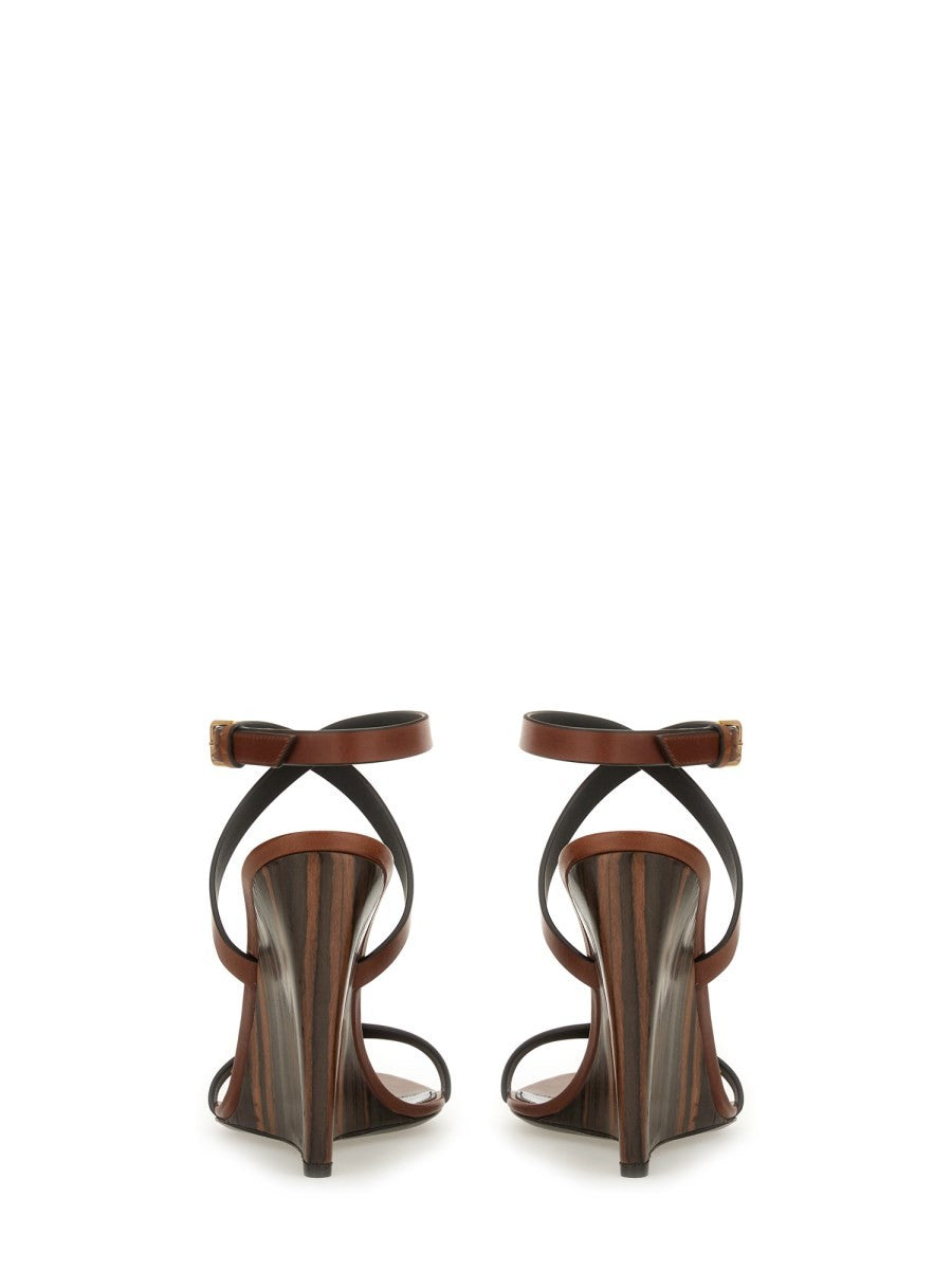 Saint Laurent - Woman - Brown - Wedge