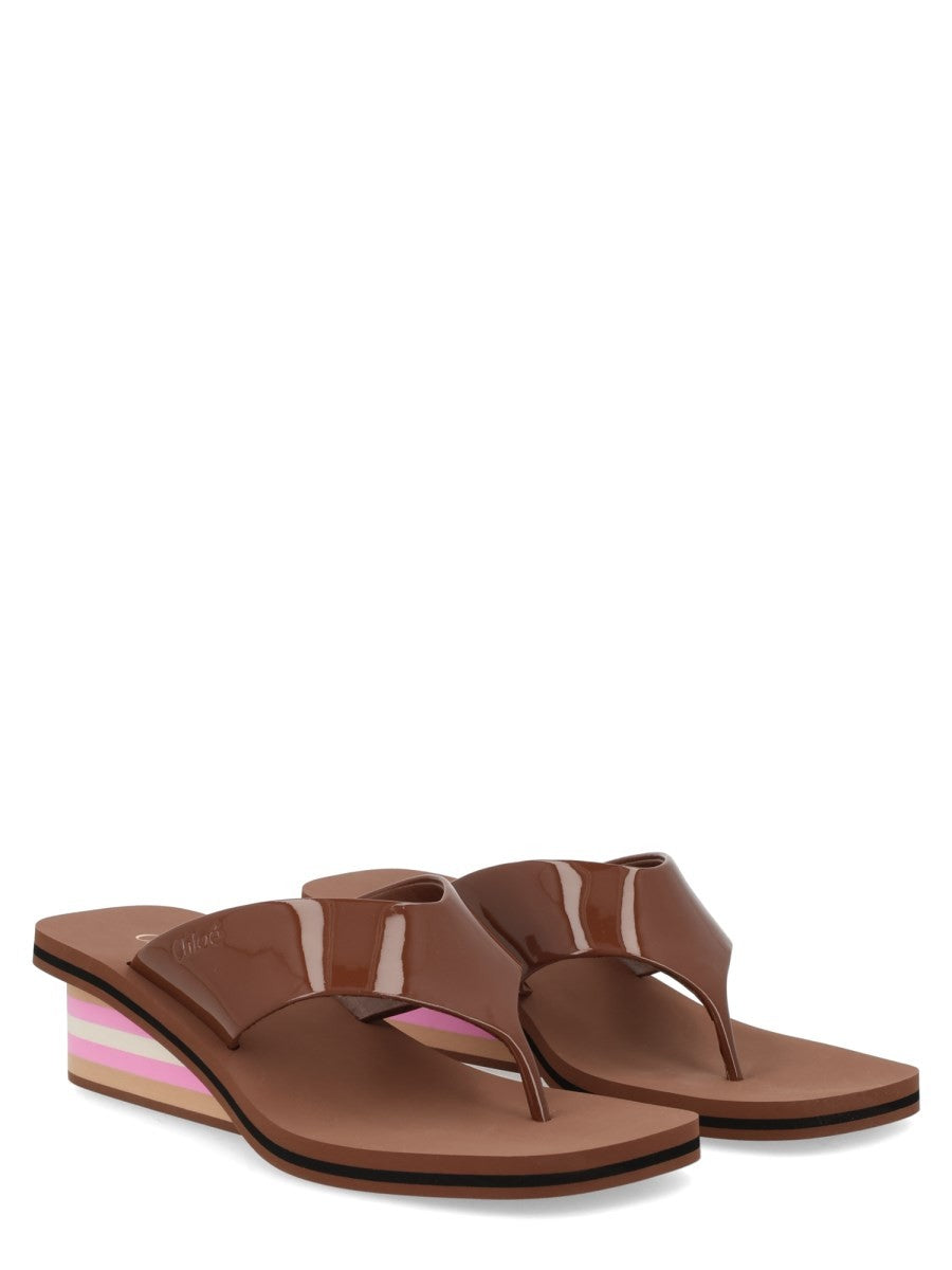 CHLOÉ - Woman - Brown - Sandal