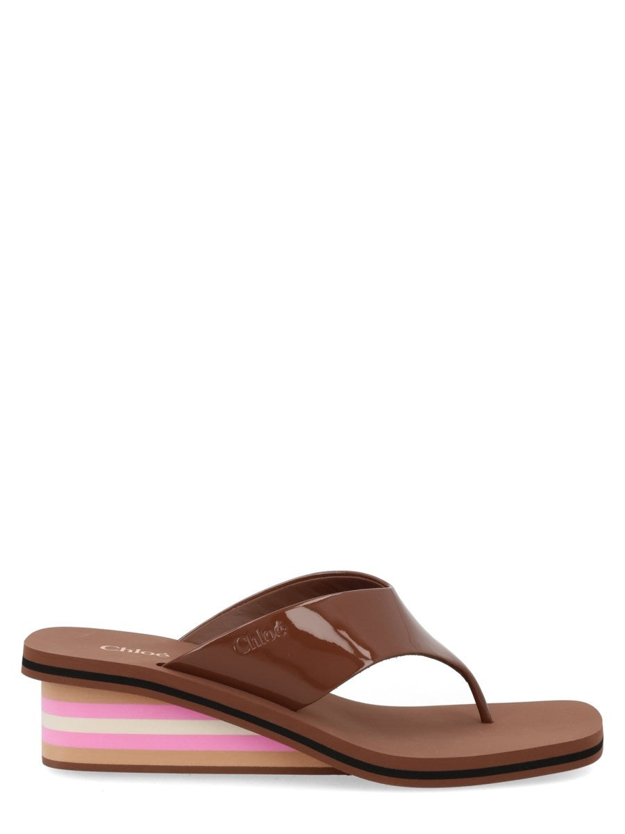 CHLOÉ - Woman - Brown - Sandal
