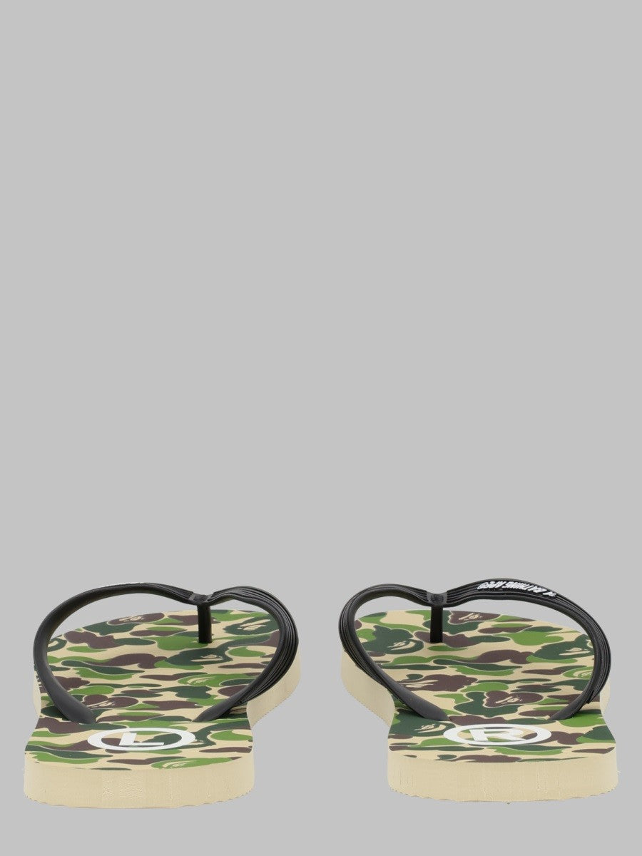 A BATHING APE - Man - Green - Sandal