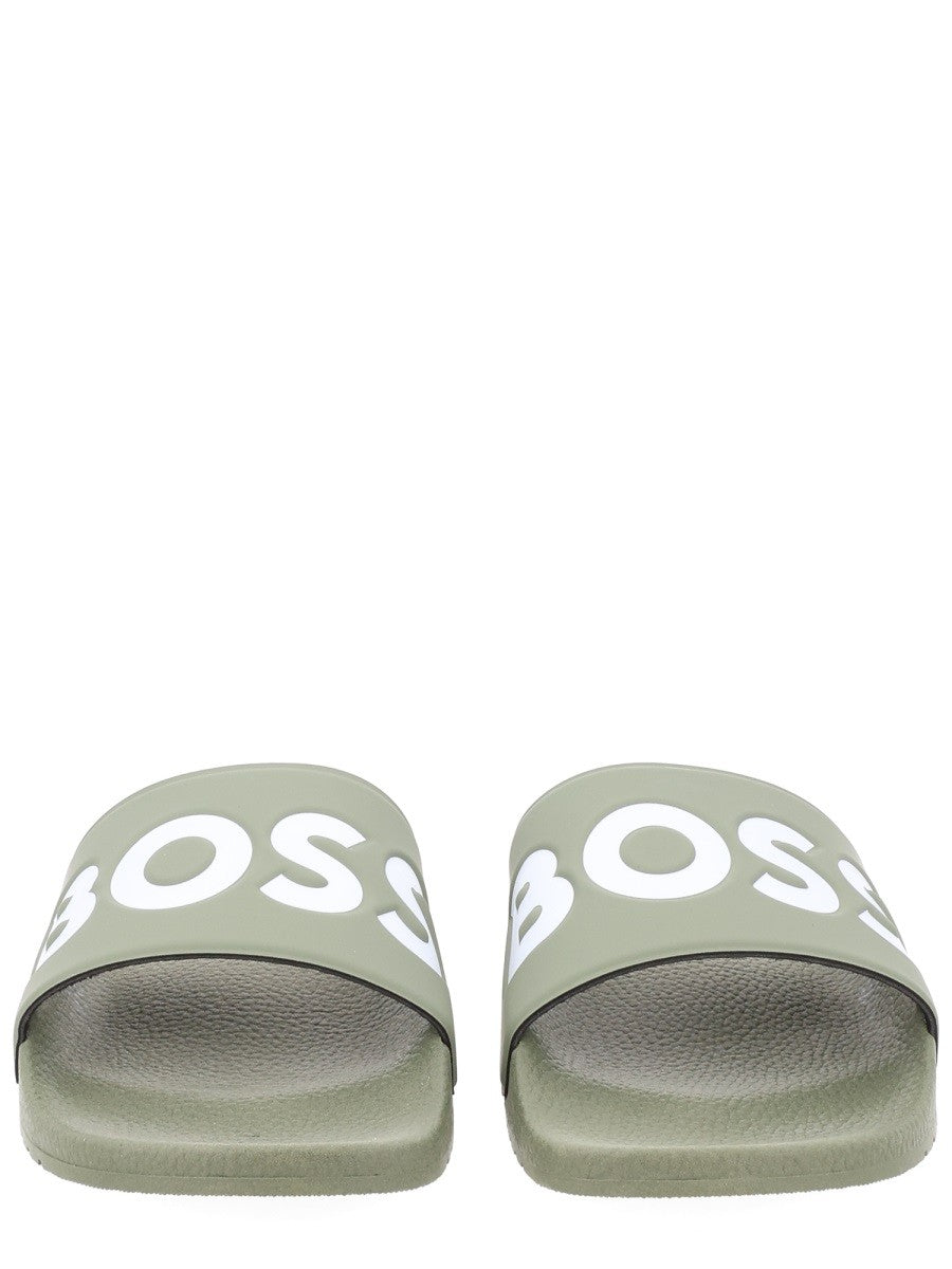 Boss - Férfi - Zöld - Papucs