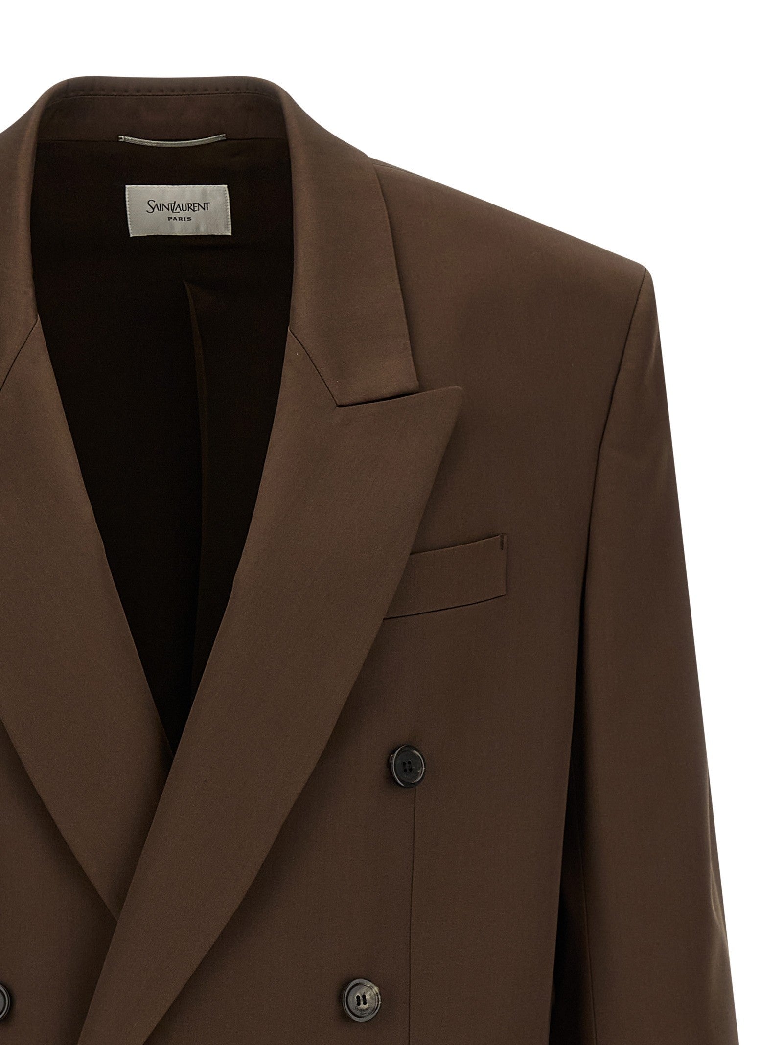 Saint Laurent - nan - Brown - Blazer